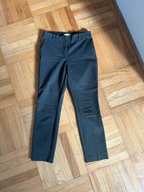 H&M Women's Straight Leg Pants - Olive Green